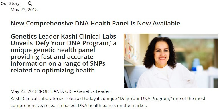 kashi labs dna panel