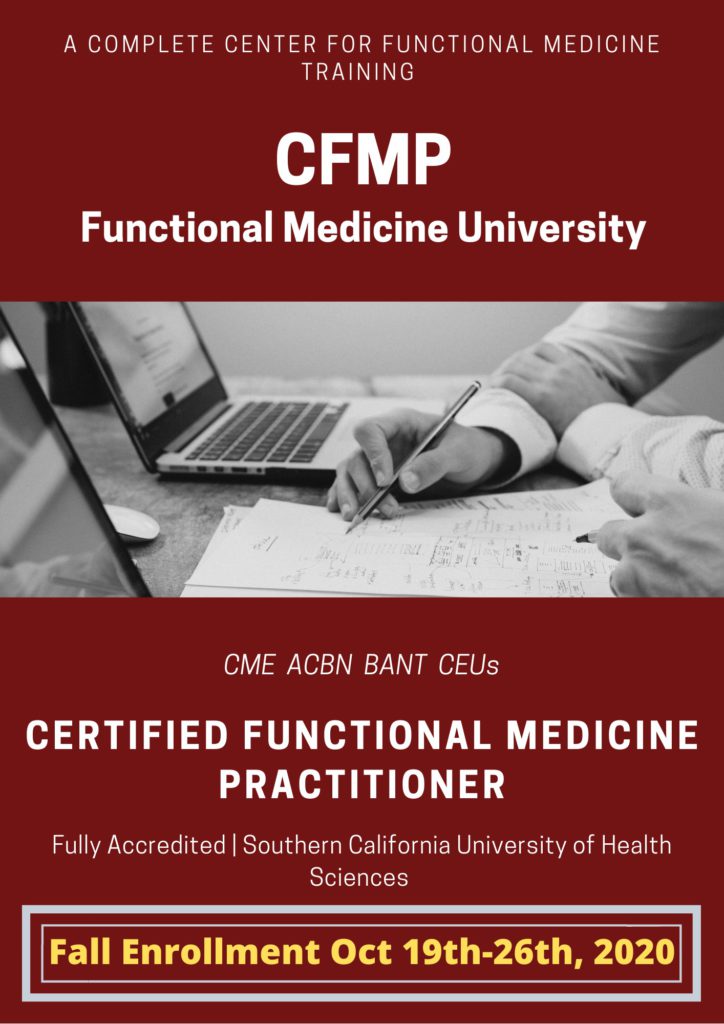 functional medicine university fall enrollment autumn 2020 october